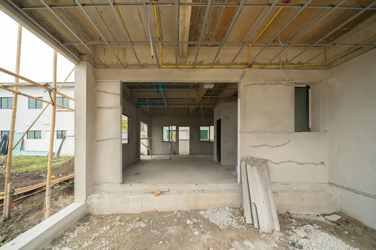 Ground floor slabs, garages, and small factories