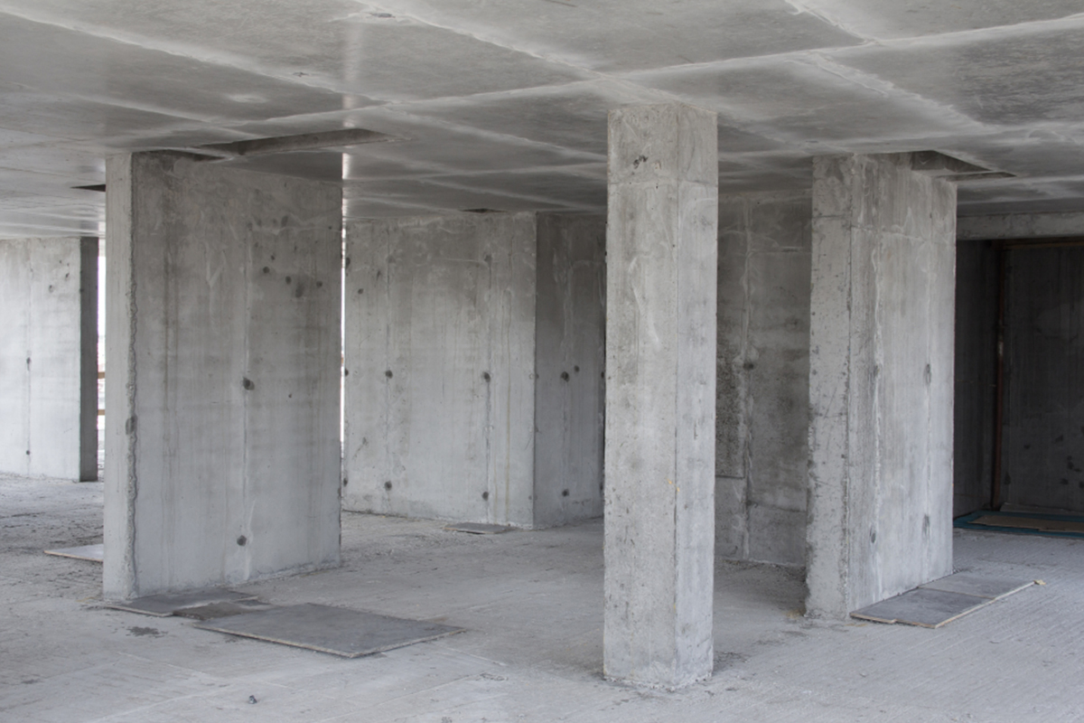 Columns, beams, and retaining walls